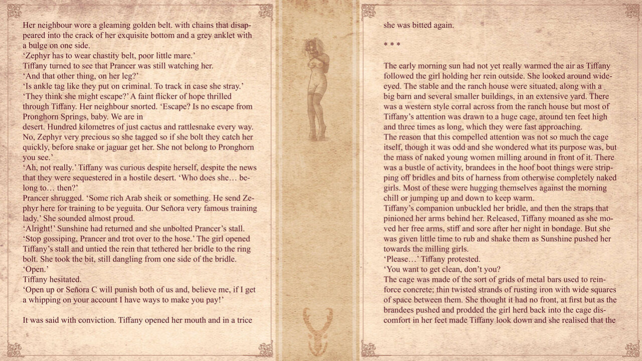 [Formant (0Formant0)] Bridles and Branding (The Story of Tiffany: Cheerleader to Ponygirl)