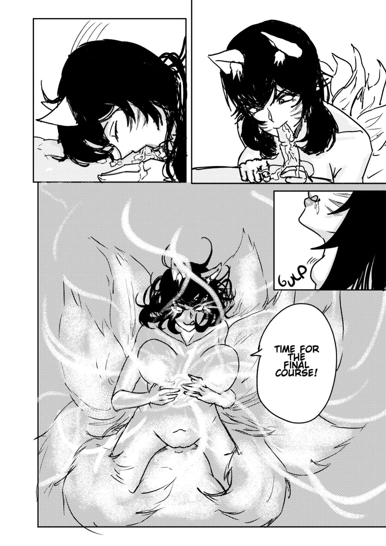 [Shoulder Enjoyer] Ahri's Meal (redraw)