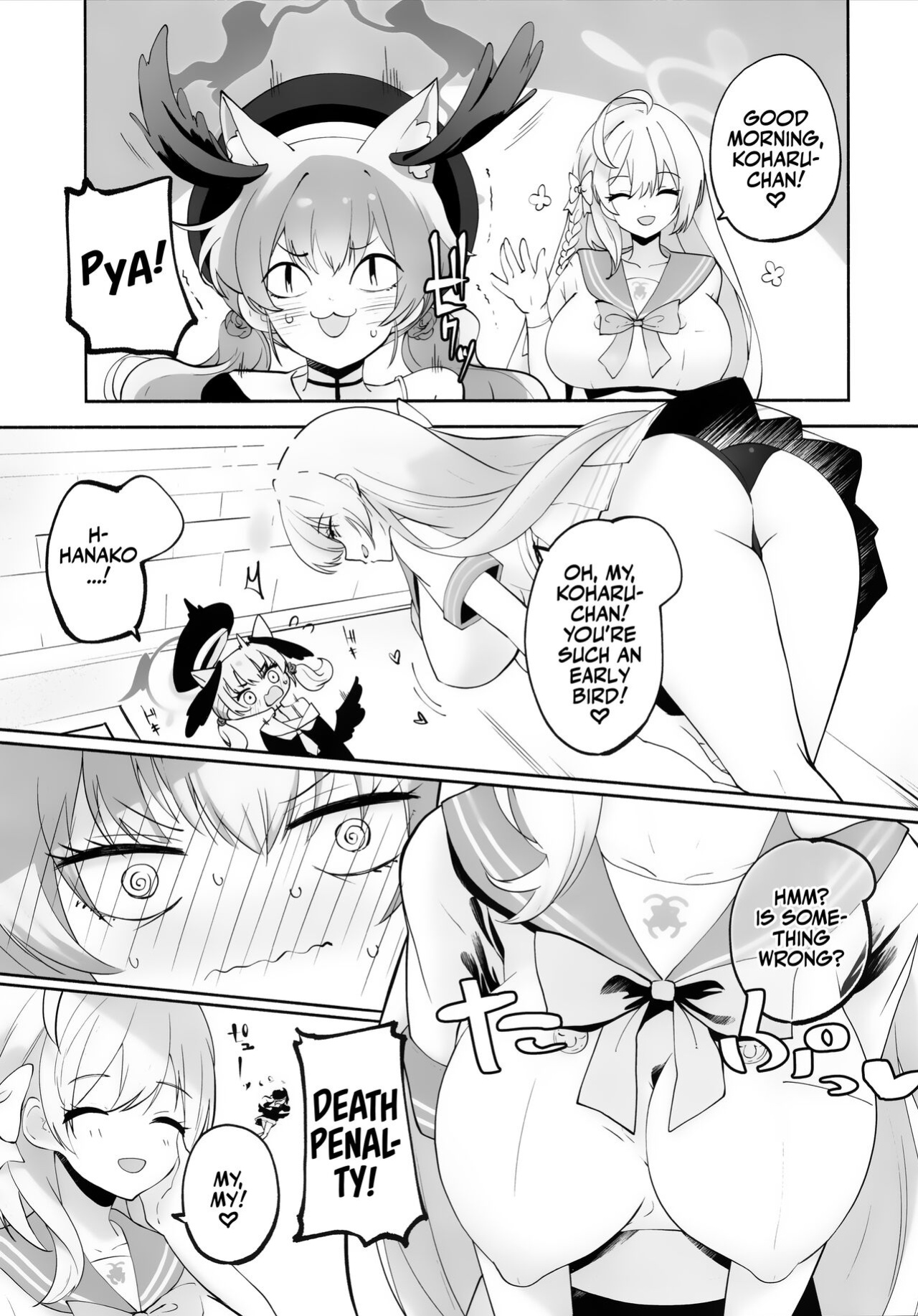 (C103) [Hatogoya (Hatoharu)] Koharu-chantte Sounanda! (Blue Archive) [Team Rabu2]