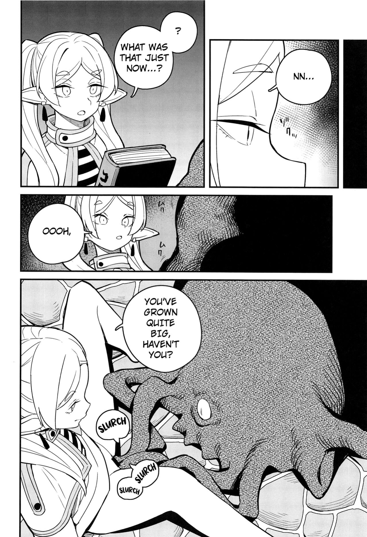 (C103) [Tanaka-ke no Kamo (Tanaka Ahiru)] Otoshiana kara no Dasshutsu (Sousou no Frieren) [Kuraudo]