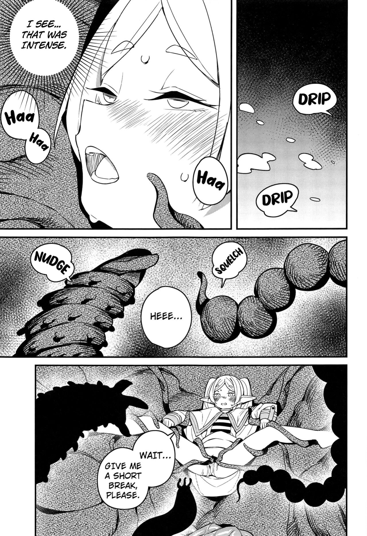 (C103) [Tanaka-ke no Kamo (Tanaka Ahiru)] Otoshiana kara no Dasshutsu (Sousou no Frieren) [Kuraudo]