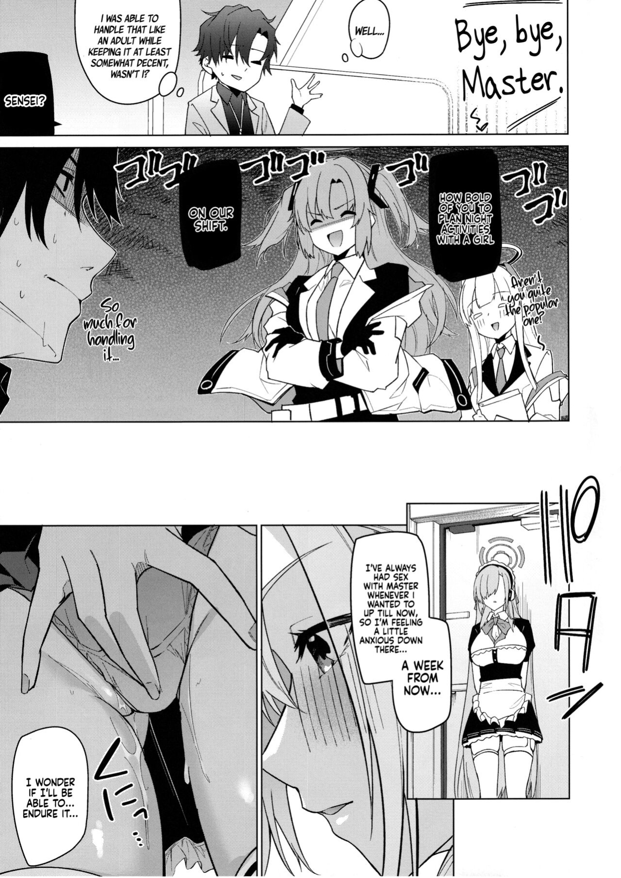 (C103) [Jun Tokuchuu Kuro Mask (Hetaren)] Asuna to Isshuukan Go ni. | With Asuna after a week apart. (Blue Archive) [Coffedrug]