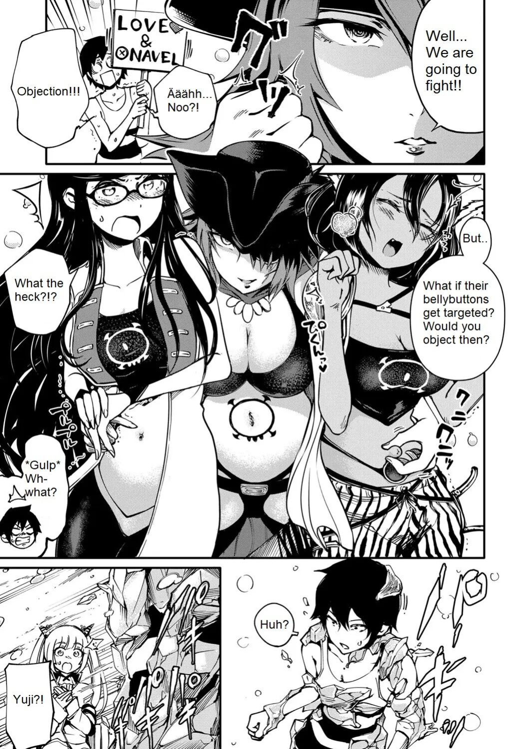 [Ishikawa Hirodi] Soukai no Heso Kaizoku Ch. 3 large fire small ice | Navel Fetish Pirates 3 (COMIC ExE 11)