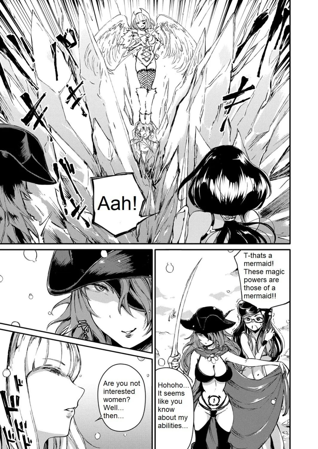 [Ishikawa Hirodi] Soukai no Heso Kaizoku Ch. 3 large fire small ice | Navel Fetish Pirates 3 (COMIC ExE 11)