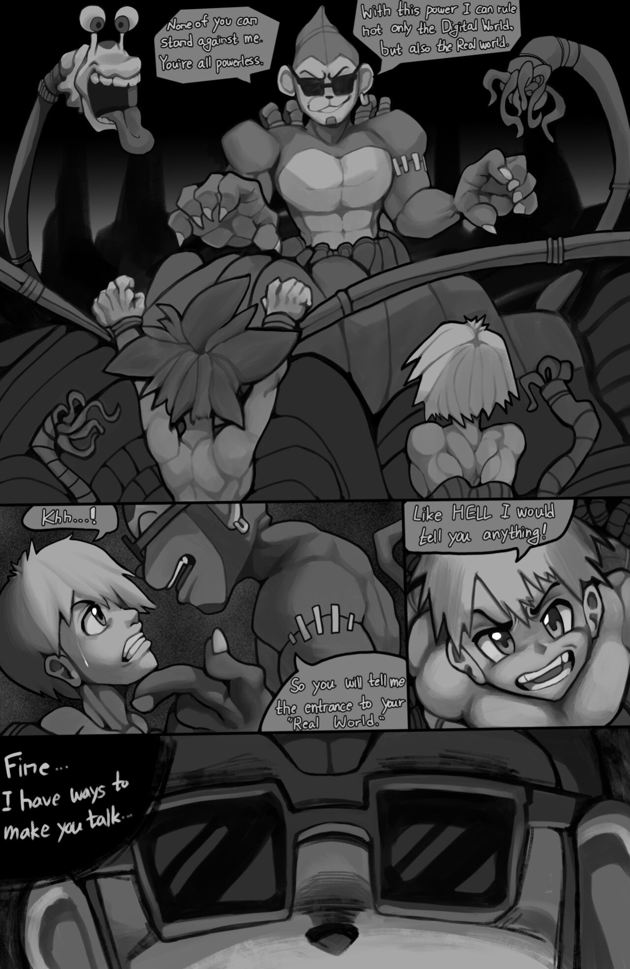 [Twomario] Etamon Interrogation (Censored)