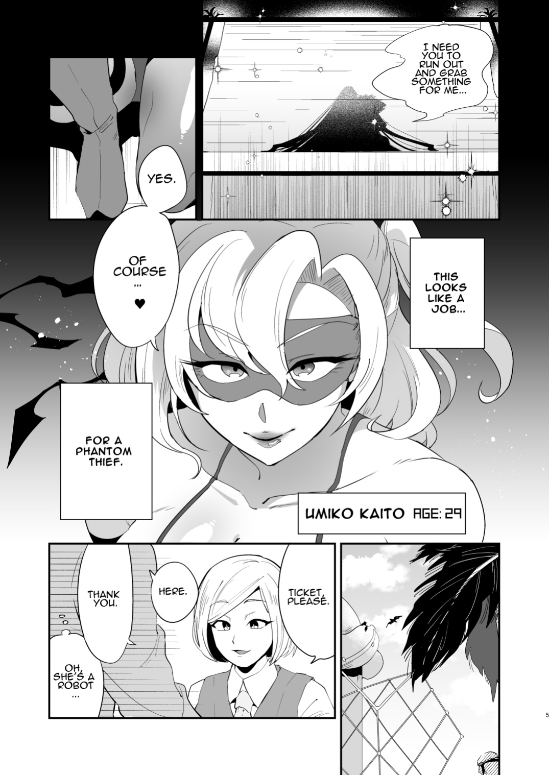 [Nikujiru Shinkou (Fujun Nyuushi)] Ponkotsu Oho Goe Kaitou no Karei naru Ingi | The Magnificent Sex Techniques of an Incompetent Vulgar Moanin' Phantom Thief [Reforged]