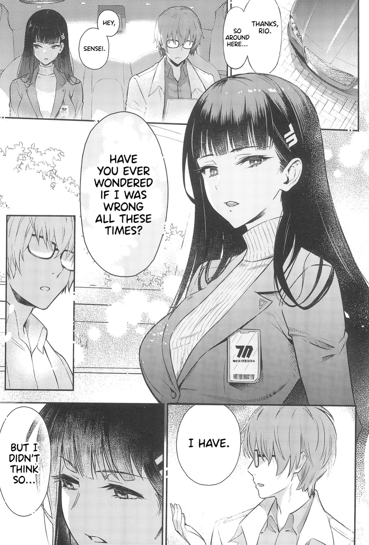 (C102) [Shiro no Ie (Yochiki)] Rio-chan wa Otosaretai. | Rio Wants to Fall in Love. (Blue Archive) [ConTL]