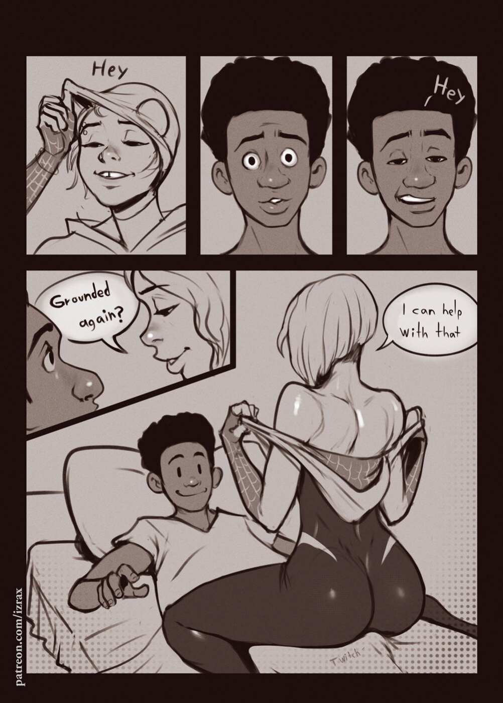 Into the Spider-Gwen by Irza