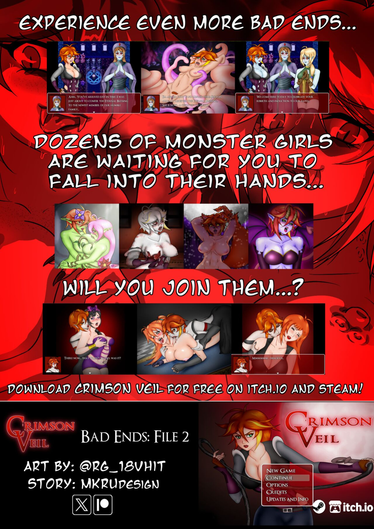 Crimson Veil Bad Ends: File 2 ENG