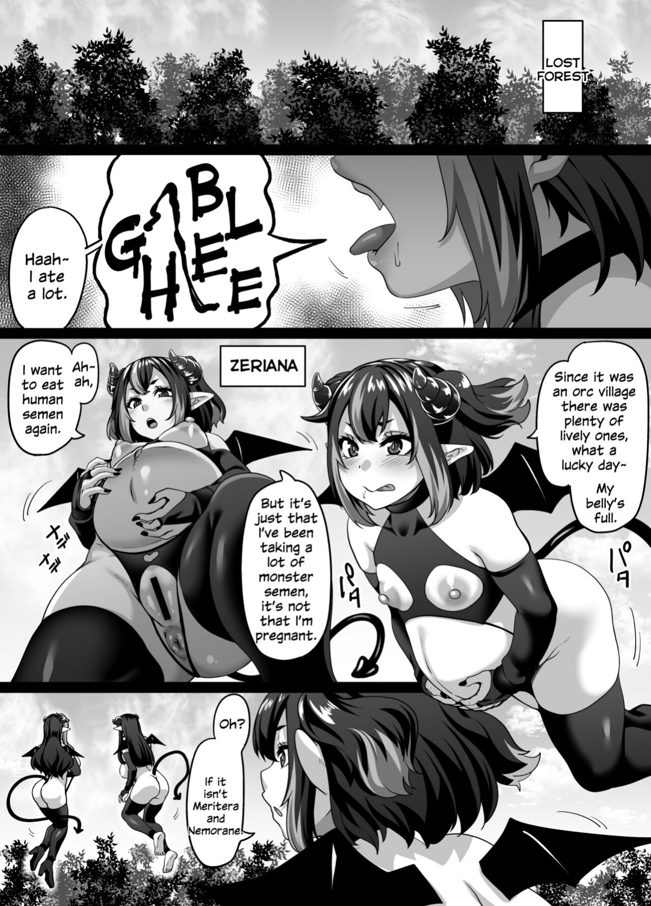 [Tiramisu Tart (Kazuhiro)] Ueta Succubus Ikka wa Seiheki o Kojirasete iru [SDTLs]