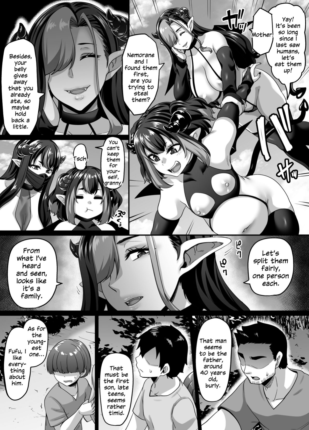 [Tiramisu Tart (Kazuhiro)] Ueta Succubus Ikka wa Seiheki o Kojirasete iru [SDTLs]