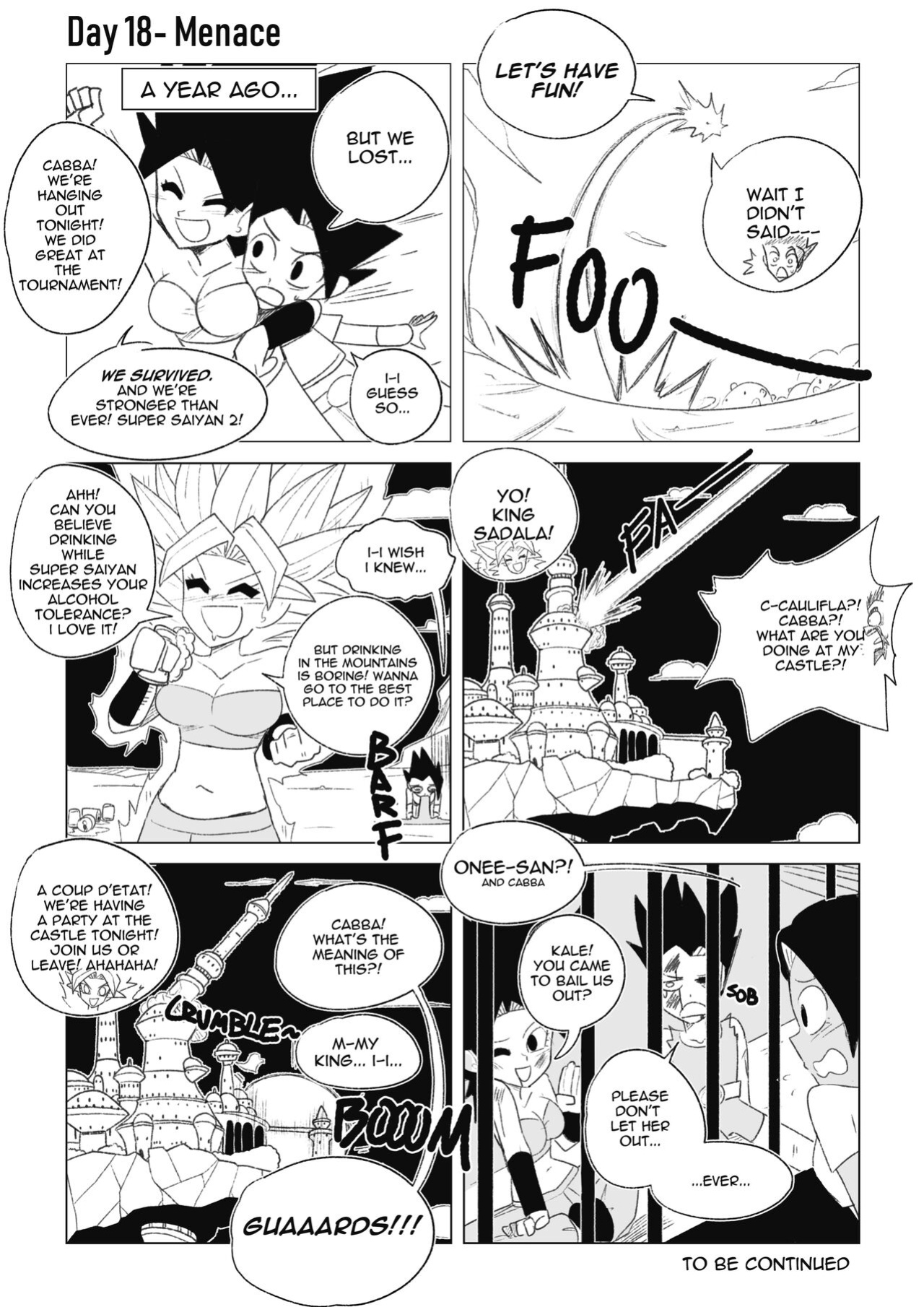 [Navietta] Teasing Cabba (Dragon Ball)