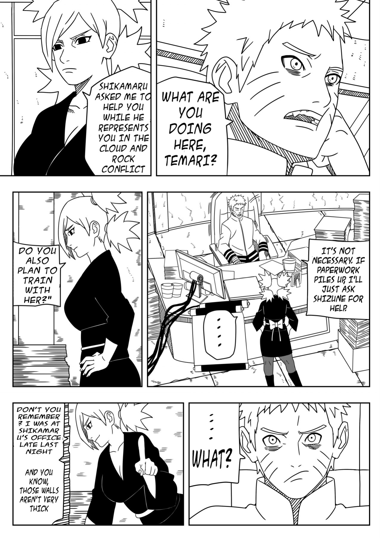 [NinRubio] Hanabi's Wish, And Temari's Move (Naruto)