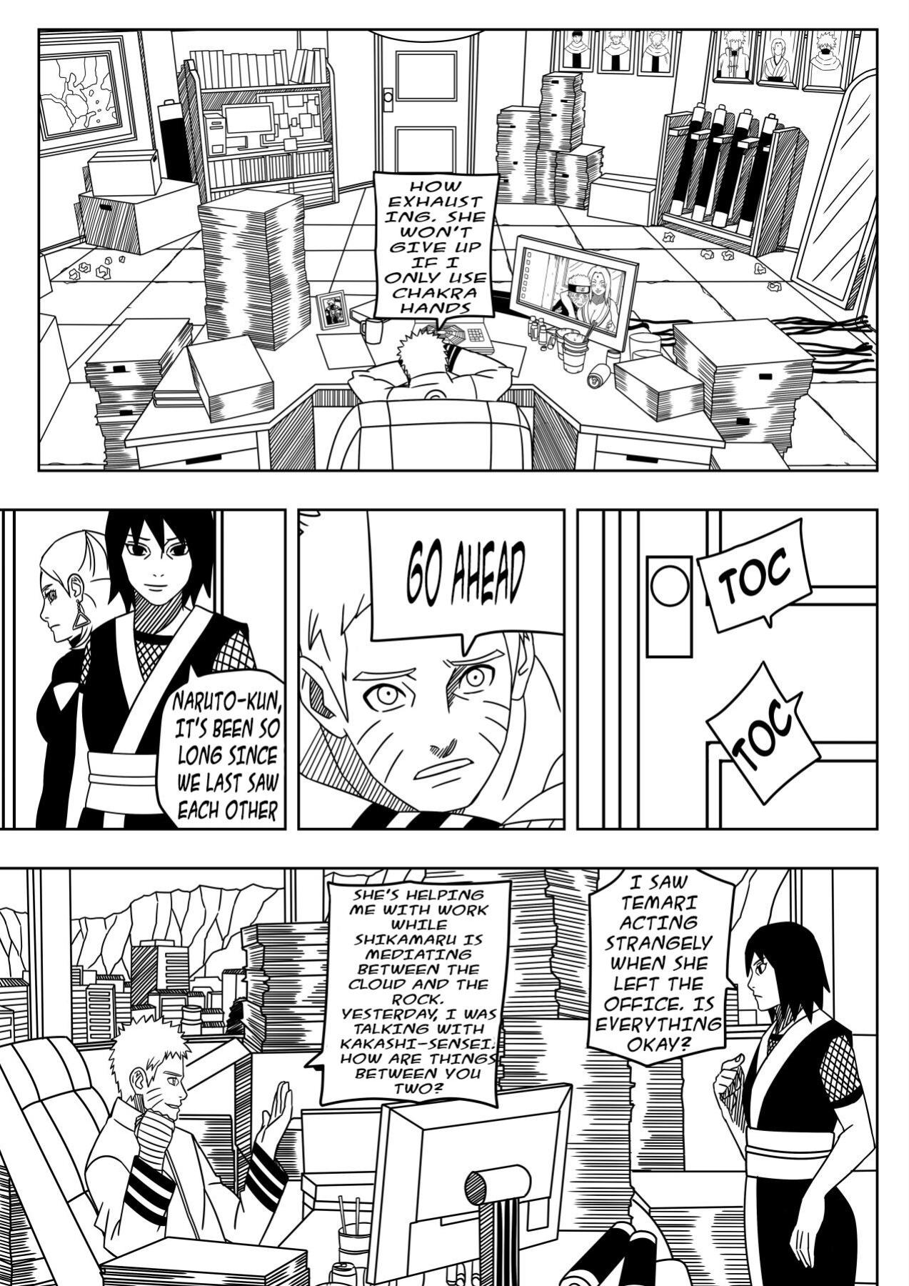 [NinRubio] An Unexpected Visit (Naruto)