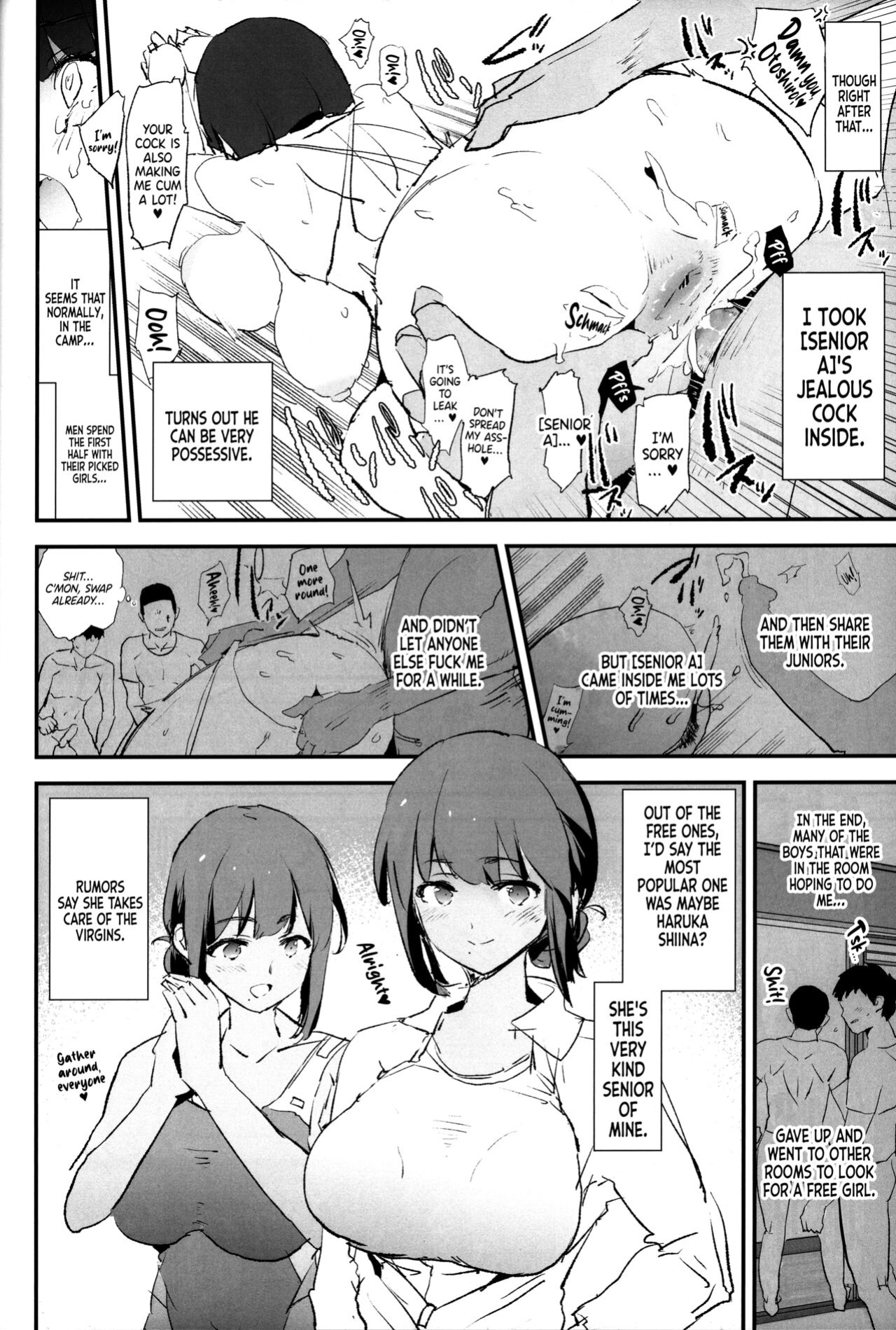 (C103) [Yami ni Ugomeku (Dokurosan)] Boku dake Yobare nakatta Onaho Gasshuku + Saki-senpai | Everyone Went to the Cocksleeve Camp Except for Me [Kinsei Translations]