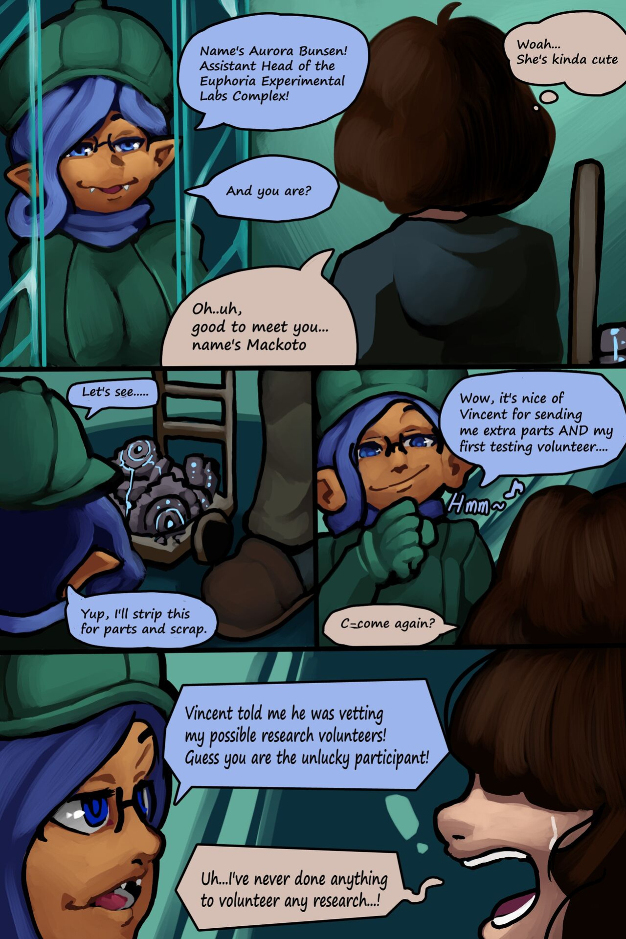 [Twomario] Makoto: The Unwitting Research Assitant