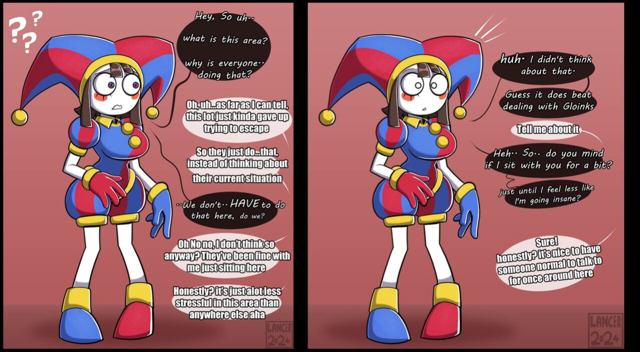[Lancer] Pomni x Linhe (The Amazing Digital Circus)