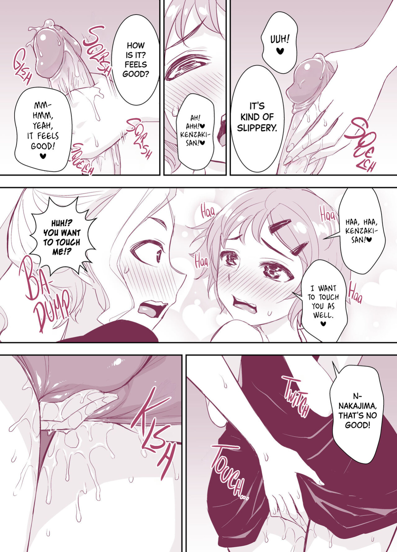 [TATSUBON] Nakajima-kun to Kenzaki-san no Sawarikko❤ | Nakajima-kun and Kenzaki-san Touching Each Other (Kawaii Hito) [Black Grimoires]