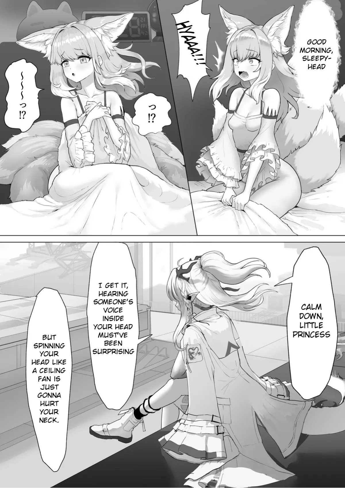 [Blacktan] Gotsugou Nouryoku wo Te ni Ireta N*an ga, Rh*des de Mechakucha Suru Hanashi Bangaihen: S*zuran | Nyan who Gained a Convenient Ability Makes a Mess out of Rhodes Island, Extra Edition: Suzuran