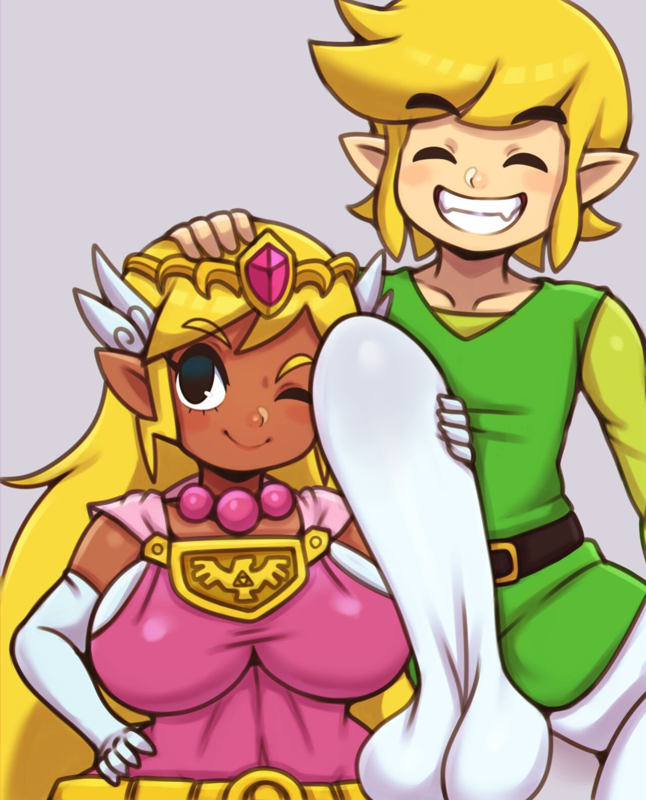 [Matospectoru] The Master Sword (Link x Zelda / Tetra)
