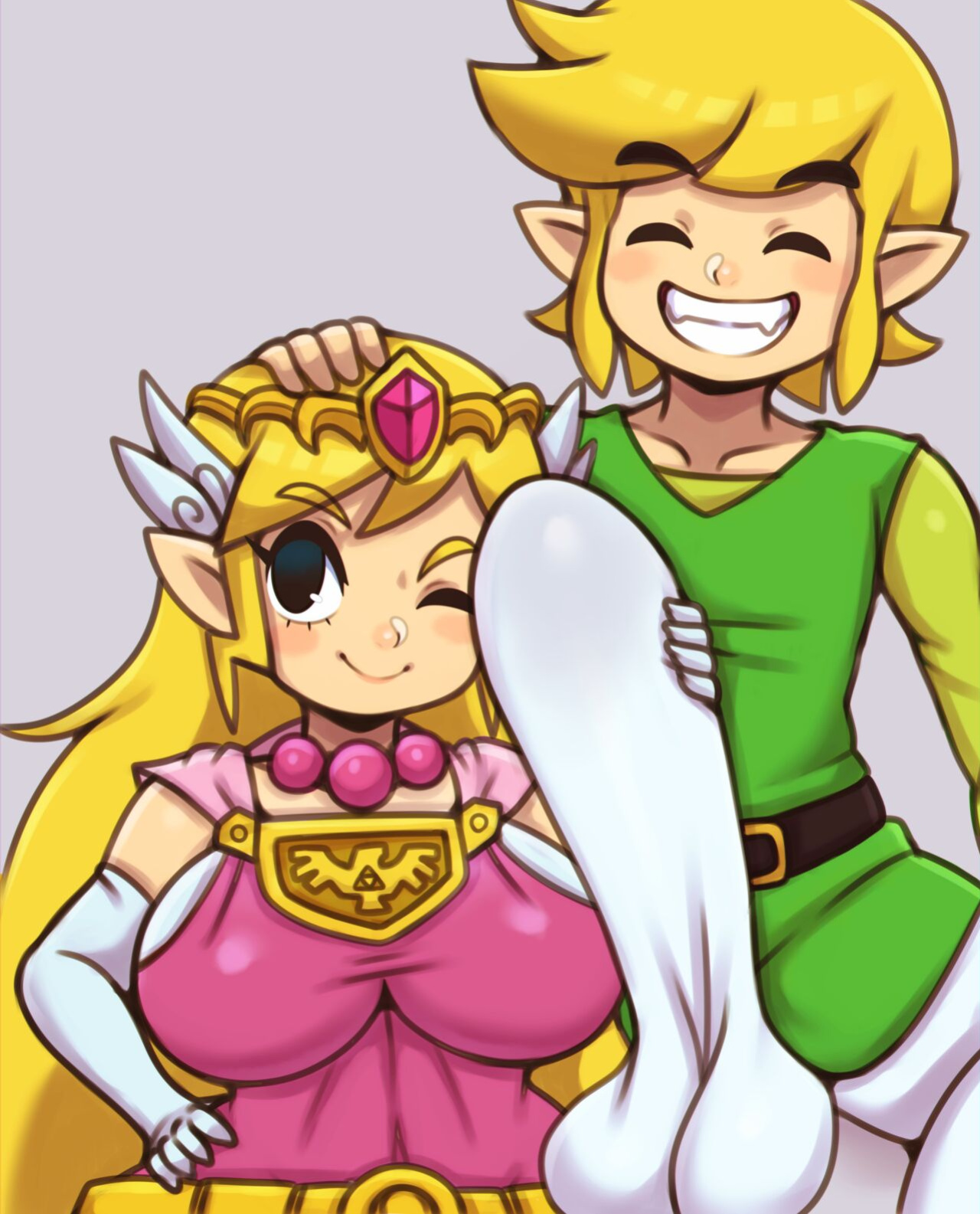 [Matospectoru] The Master Sword (Link x Zelda / Tetra)