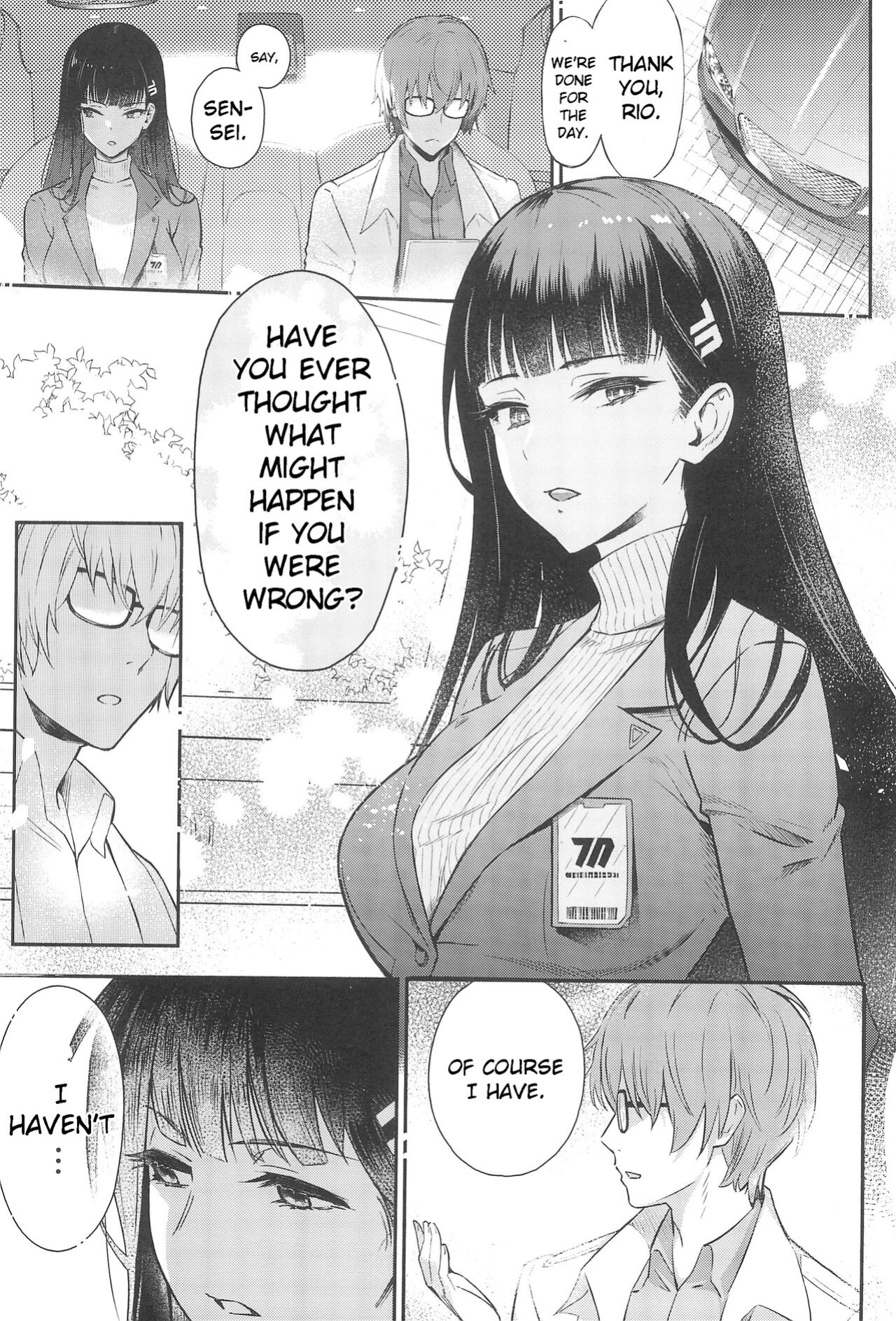 (C102) [Shiro no Ie (Yochiki)] Rio-chan wa Otosaretai - Rio Want To Be Fall in Love (Blue Archive) [Bucket Meal Scans]