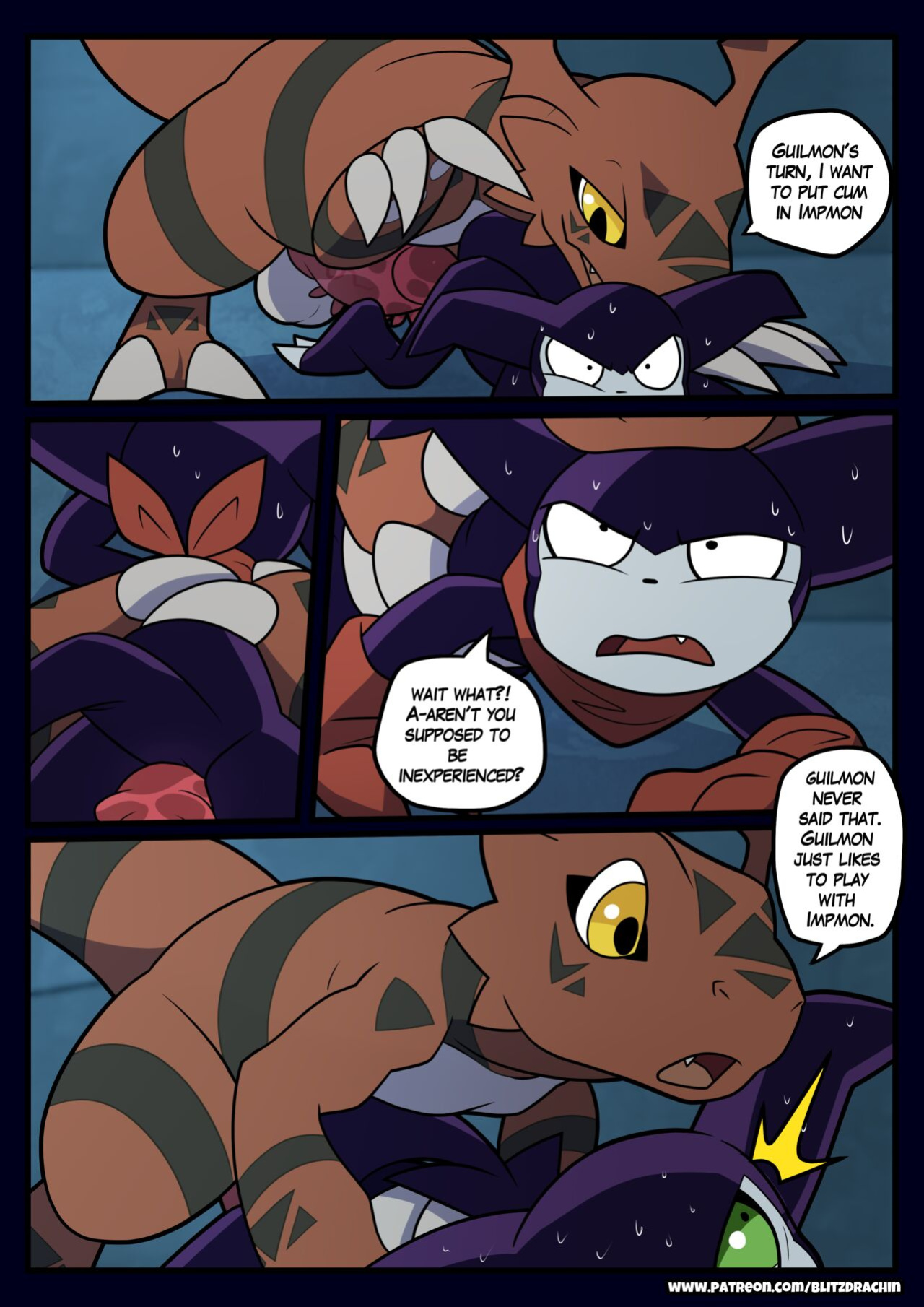 [Blitzdrachin] An Inexperienced Guilmon (Digimon)