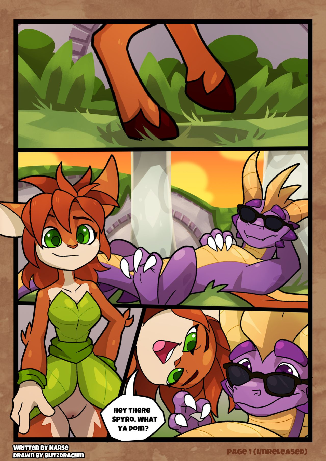 [Blitzdrachin] A Time with the Hero (Spyro the Dragon)