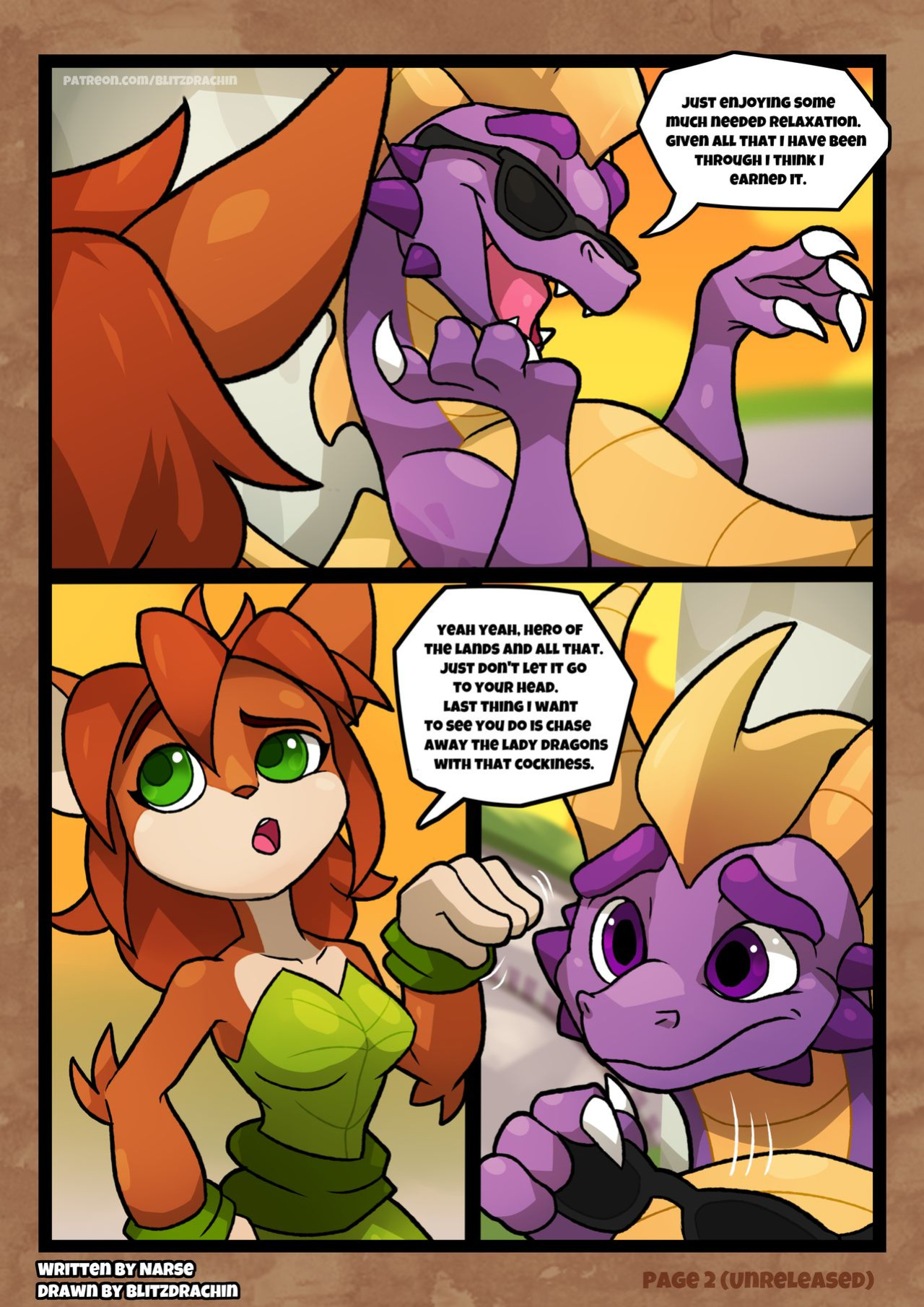 [Blitzdrachin] A Time with the Hero (Spyro the Dragon)