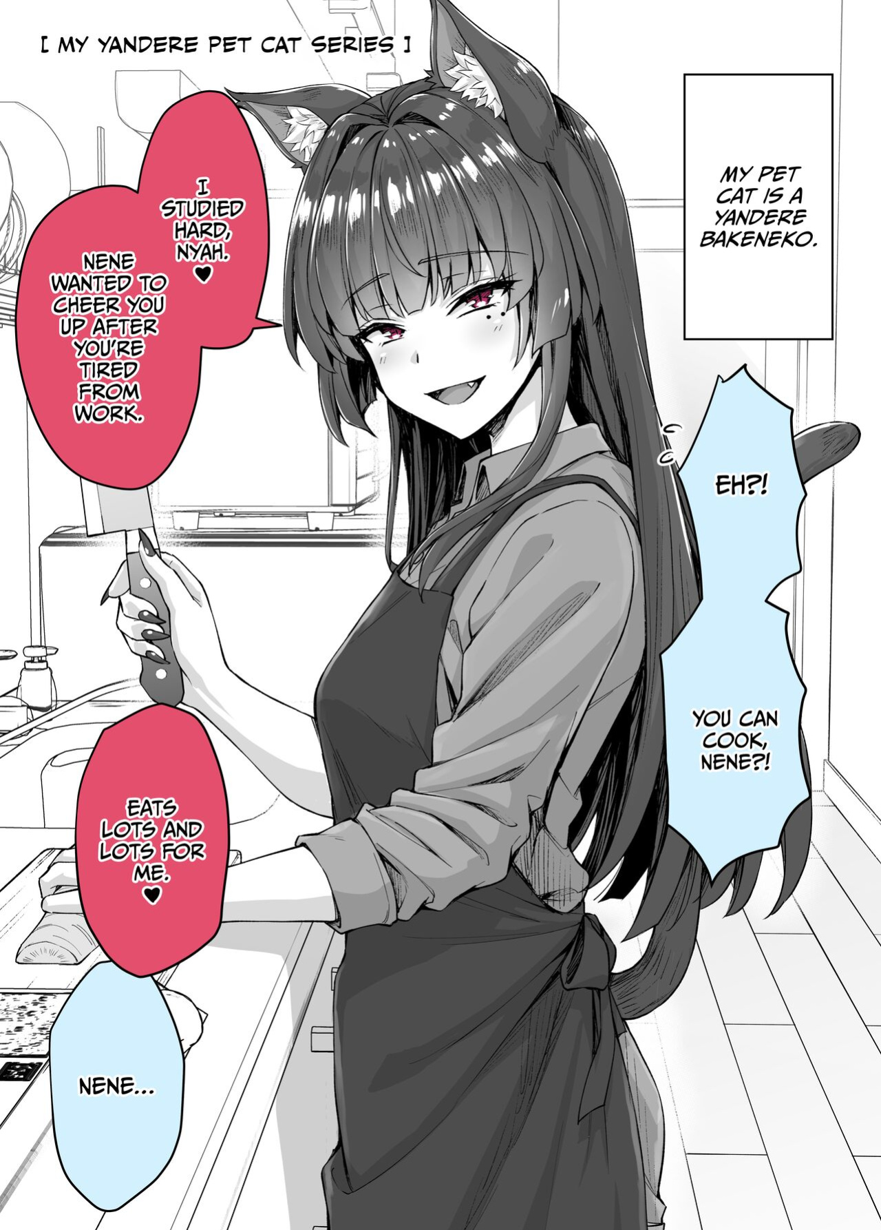[KOYUKI-ya (Koyuki, Yaki Tomato)] Uchi no Yandere na Kaineko-chan ni Mechakucha ni Shiborarechau Hanashi