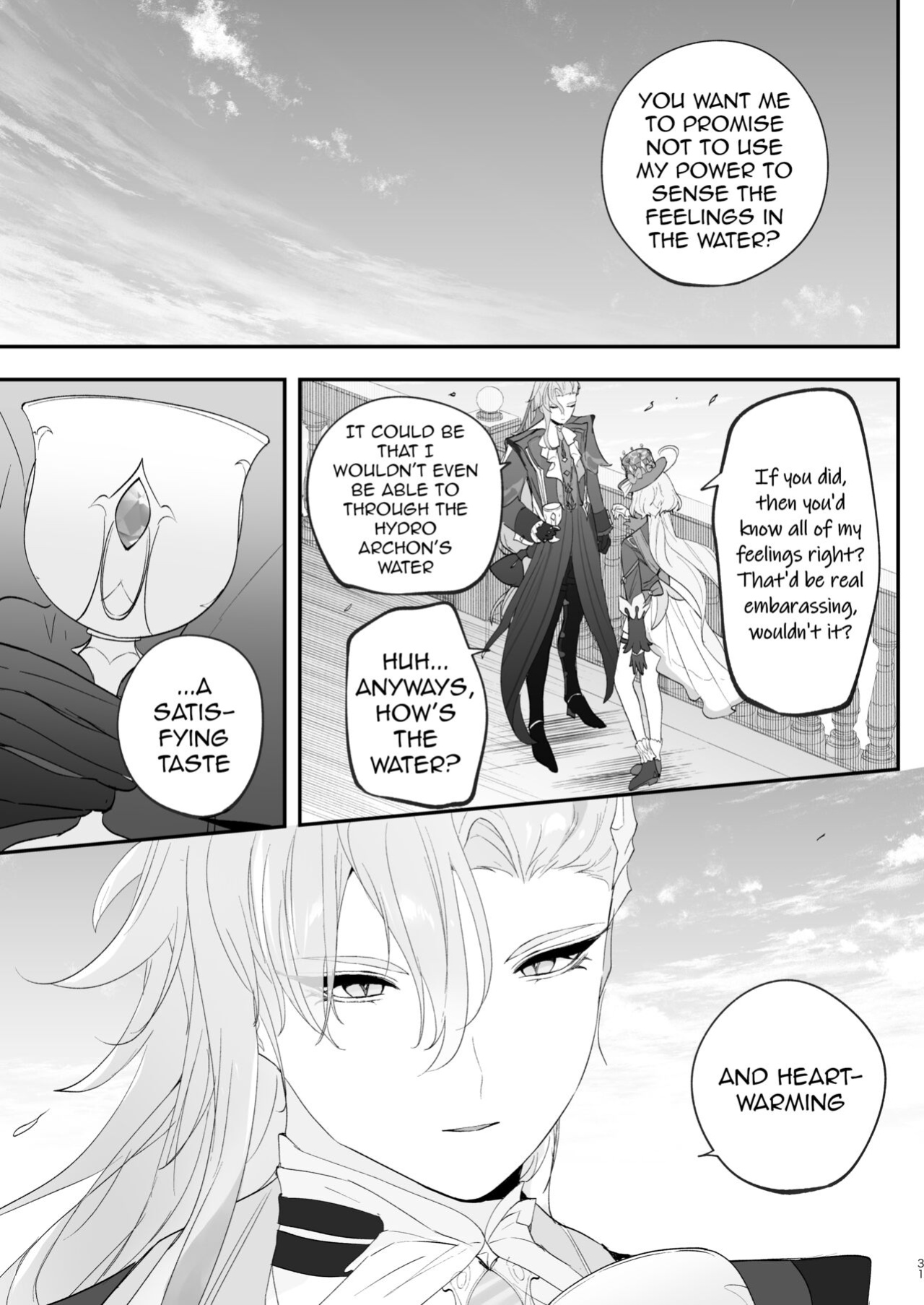 [STRAWBERRY SLIME EXHIBITION (Ichigono Rei)] Mizu wa Saigo ni Itadakou - I'll Have the Water Last (Genshin Impact)