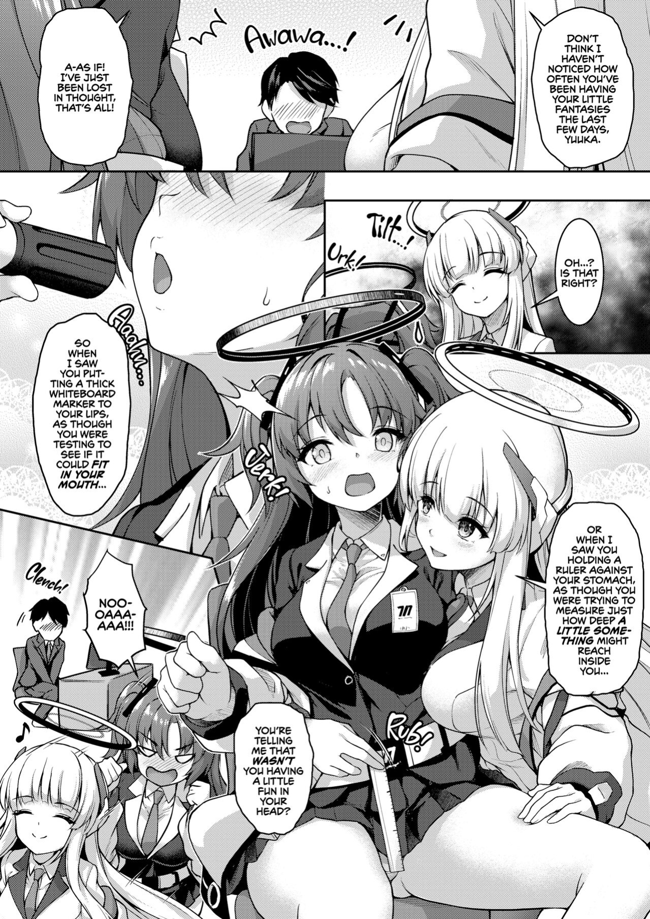 [Yusaritsukata (Awayume)] You Must Be Tired, Right, Sensei? (Blue Archive)