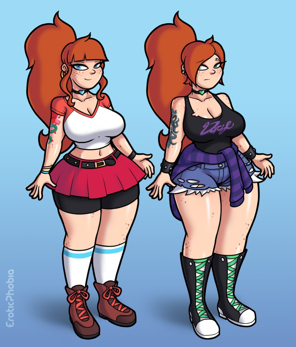 [EroticPhobia] Pool Gals: Pam & Sam