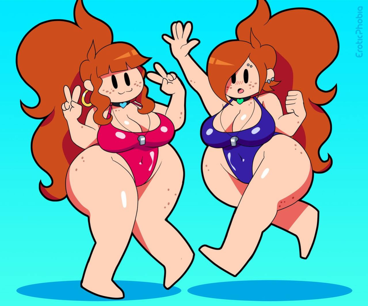 [EroticPhobia] Pool Gals: Pam & Sam