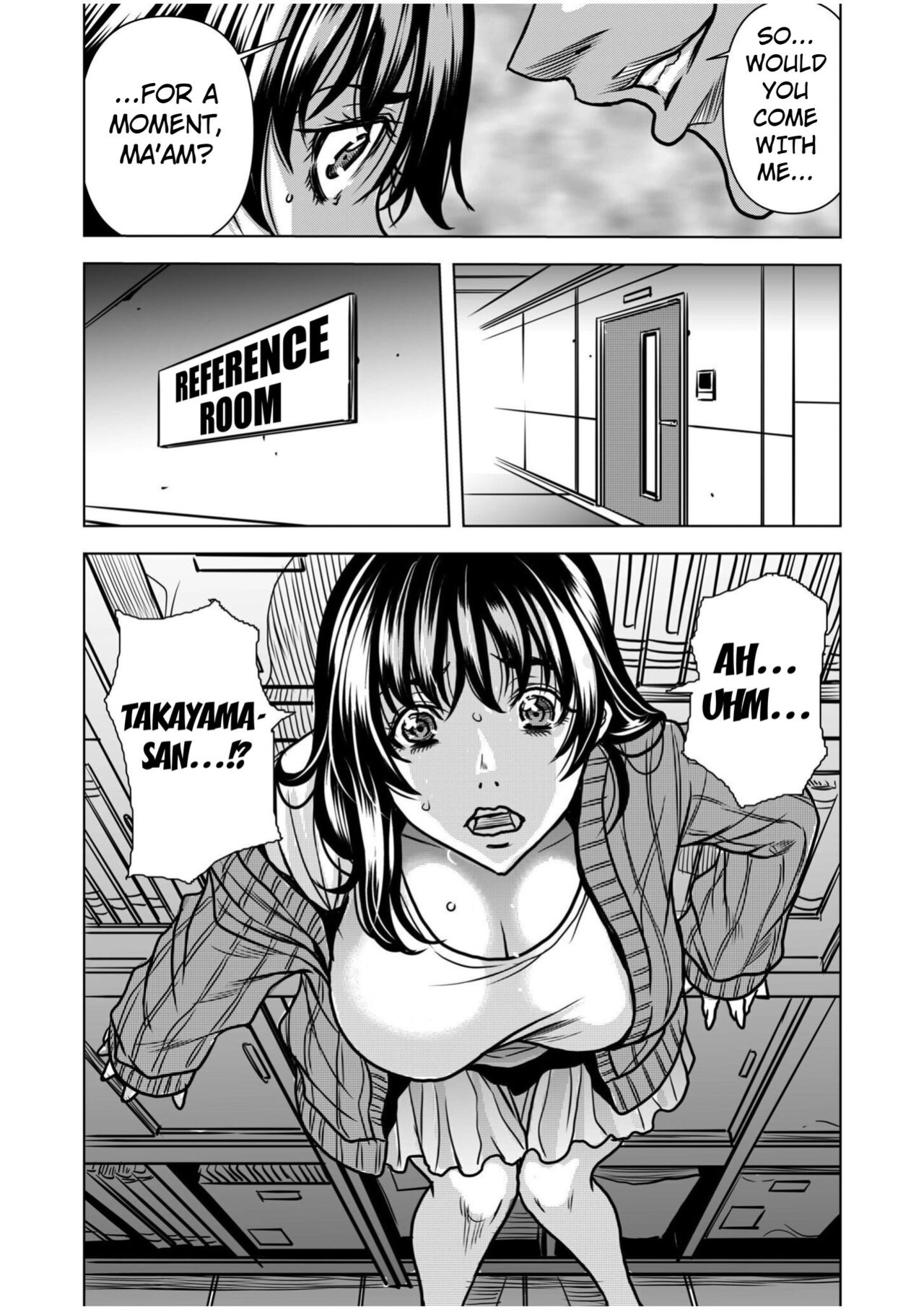 [Tachibana Naoki] Nure Teru Ne… Chikan Sa Rete Kanji Chatteta ~ Otto No Jōshi Ni Nando Mo Moteasoba Reta Kedamono SEX Chapter 1