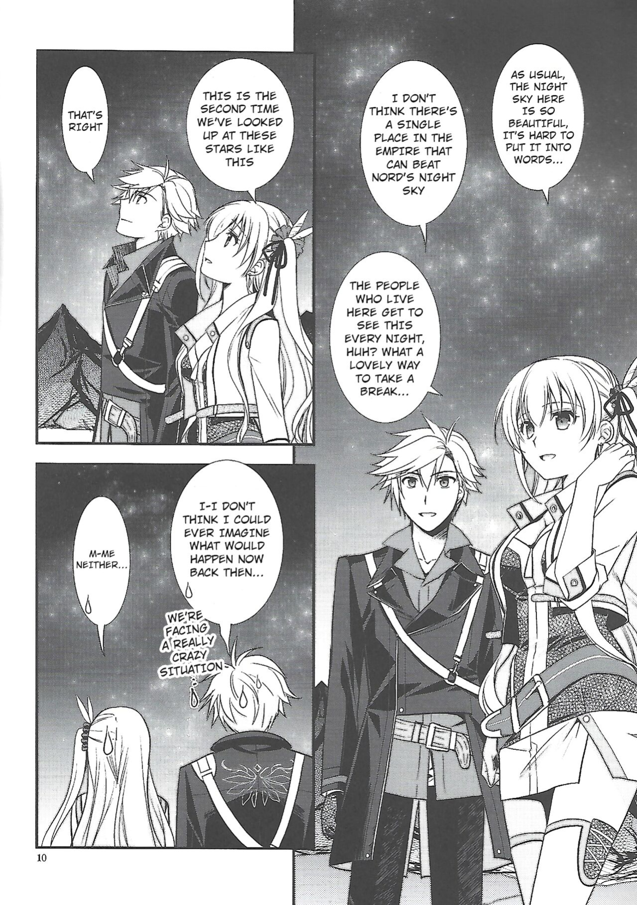 (C96) [C.A.T (Morisaki Kurumi)] Hoshi no Shita de Koinegau (The Legend of Heroes: Sen no Kiseki)