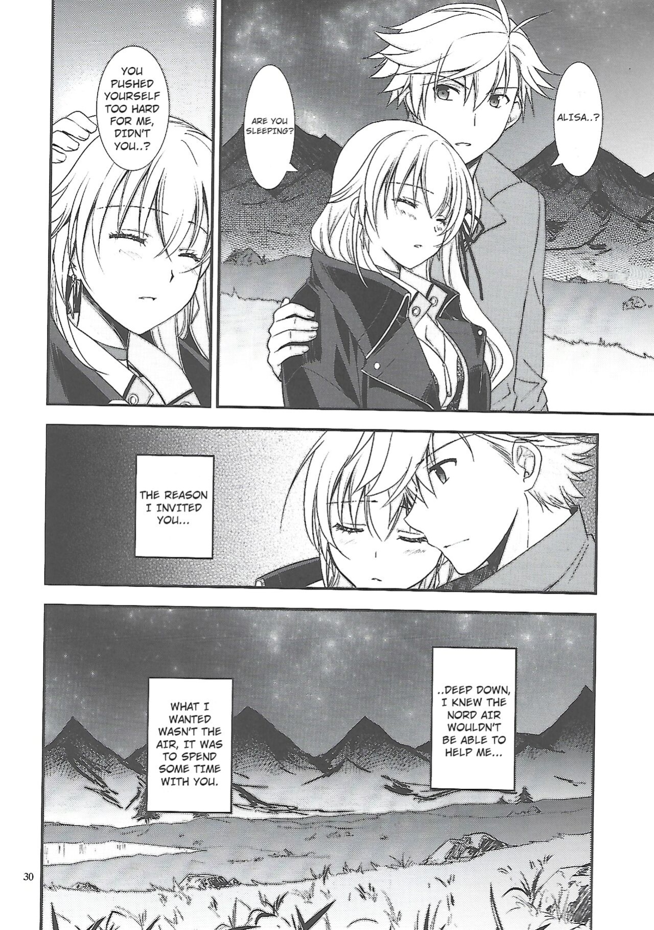 (C96) [C.A.T (Morisaki Kurumi)] Hoshi no Shita de Koinegau (The Legend of Heroes: Sen no Kiseki)