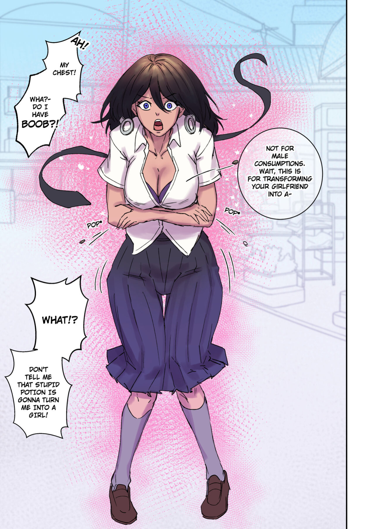 [Arisane] My Shy Best Friend turned into a Gal Girl