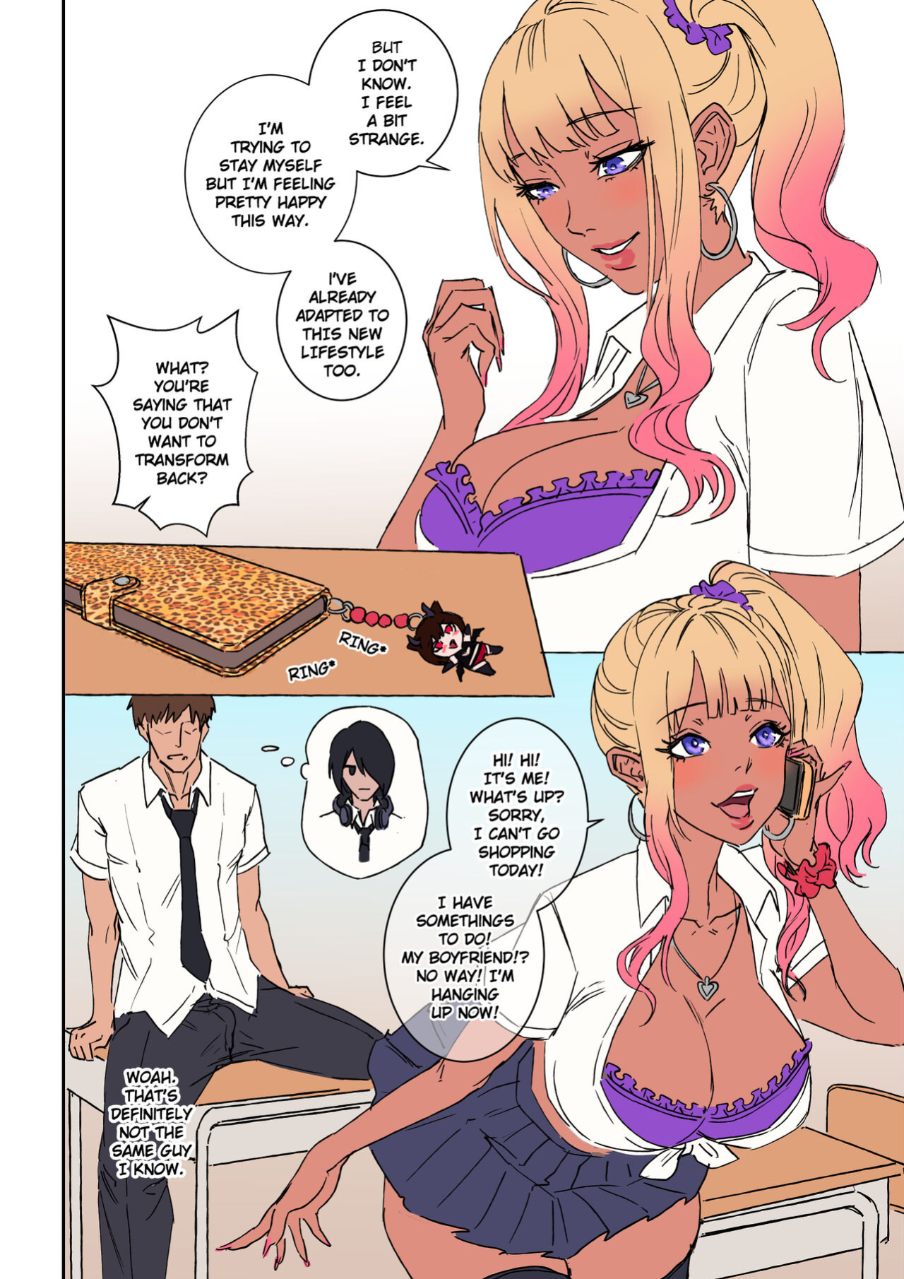 [Arisane] My Shy Best Friend turned into a Gal Girl