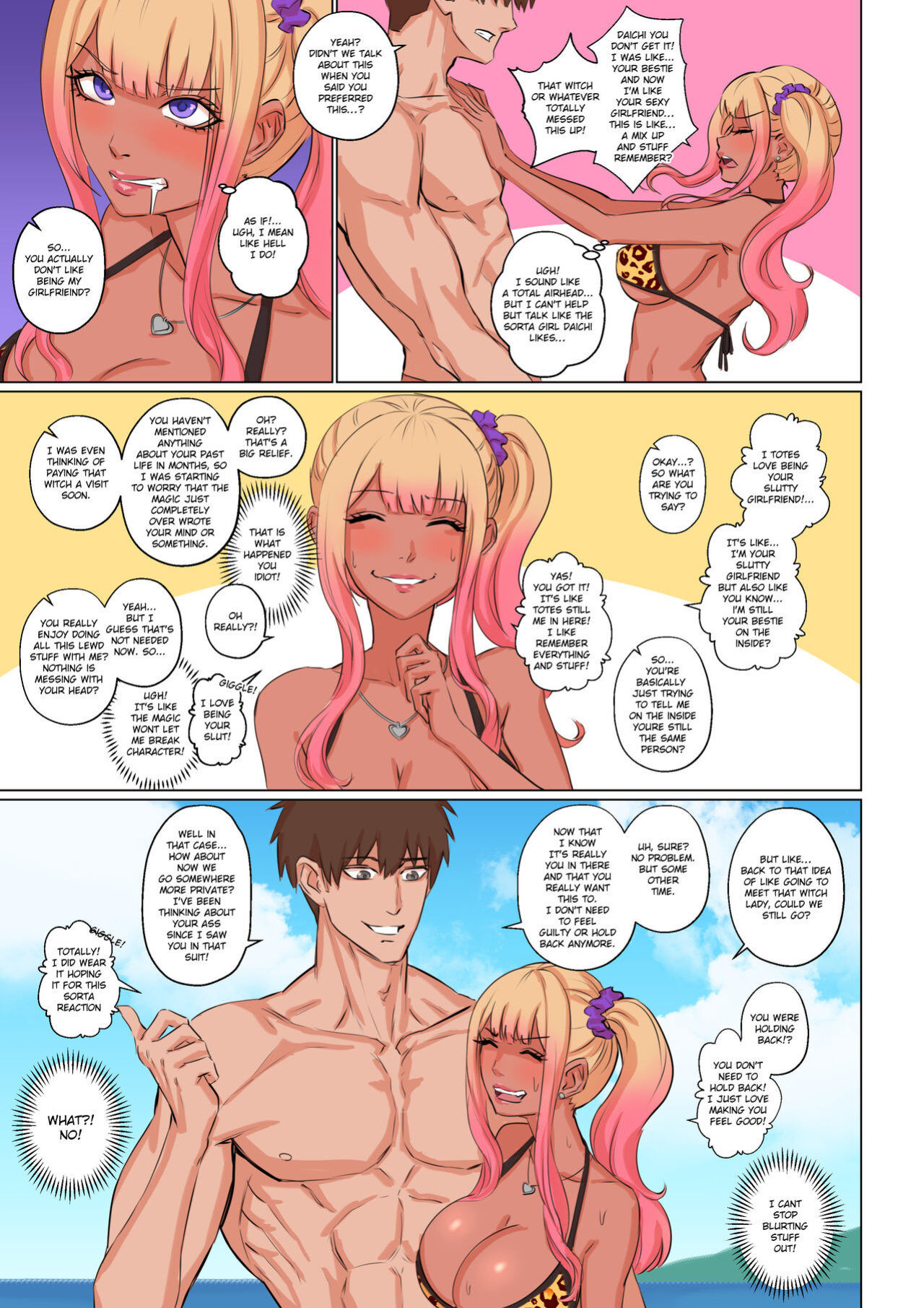 [Arisane] My Shy Best Friend turned into a Gal Girl