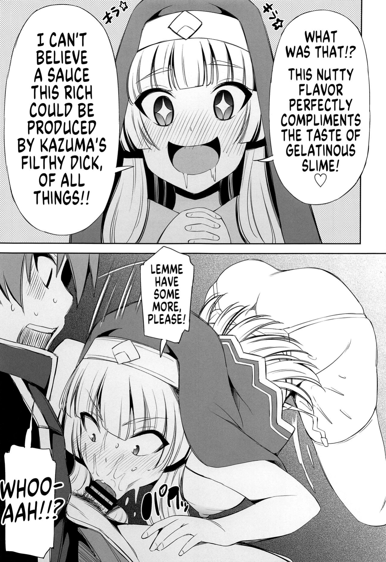 (C99) [Matsuge Antenna (Maihara Matsuge)] Kono Iyarashii Bishoujo ni Itazura o! | Lewd Pranks on These Obscene Girls (Kono Subarashii Sekai ni Syukufuku o!) [MegaFagget]