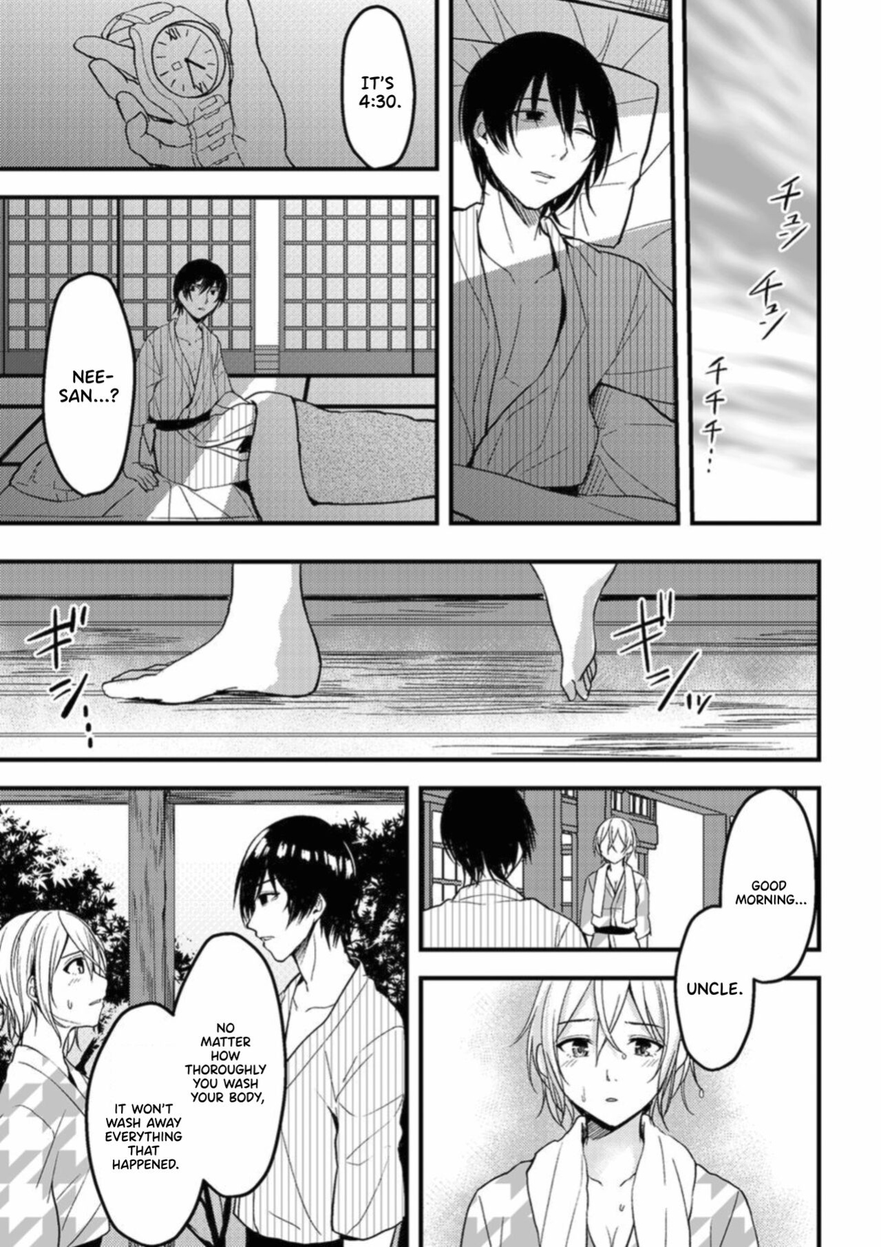[Ajino Hiraki] Onegai… Mou, Ikasenaide… Shiki no Zenjitsu made Toshishita no Oji ni Dakare Tsuzuketa Watashi wa… 1 [Thennos Scans]
