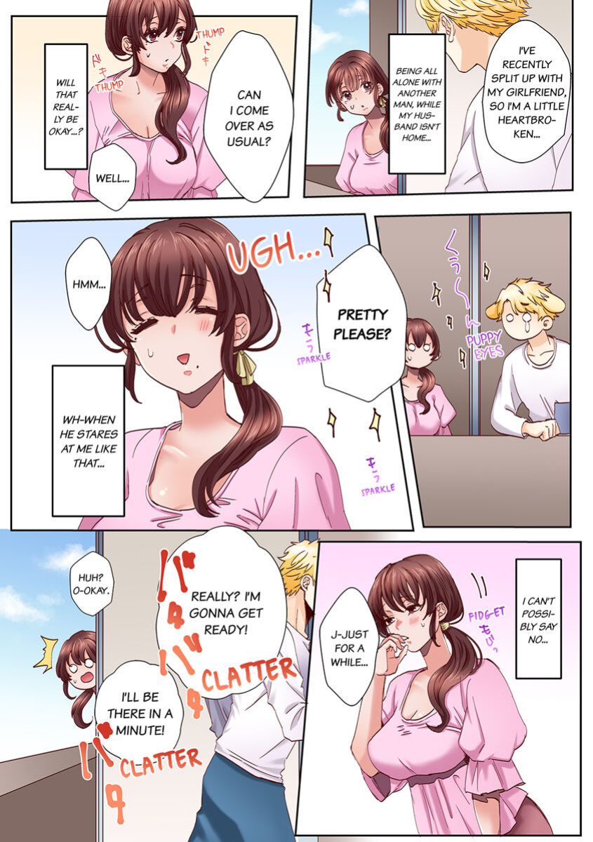 [Azumaya Manju] "Okusan no Ana, Ore no de Fusai de Agemasu ne?" Yokkyuu Fuman na Hitozuma ga Rinjin Ryuugakusei no XL Chinpo ni Ochiru made... 1-8 | An XXL Dick to Satisfy a Married Woman 1-8
