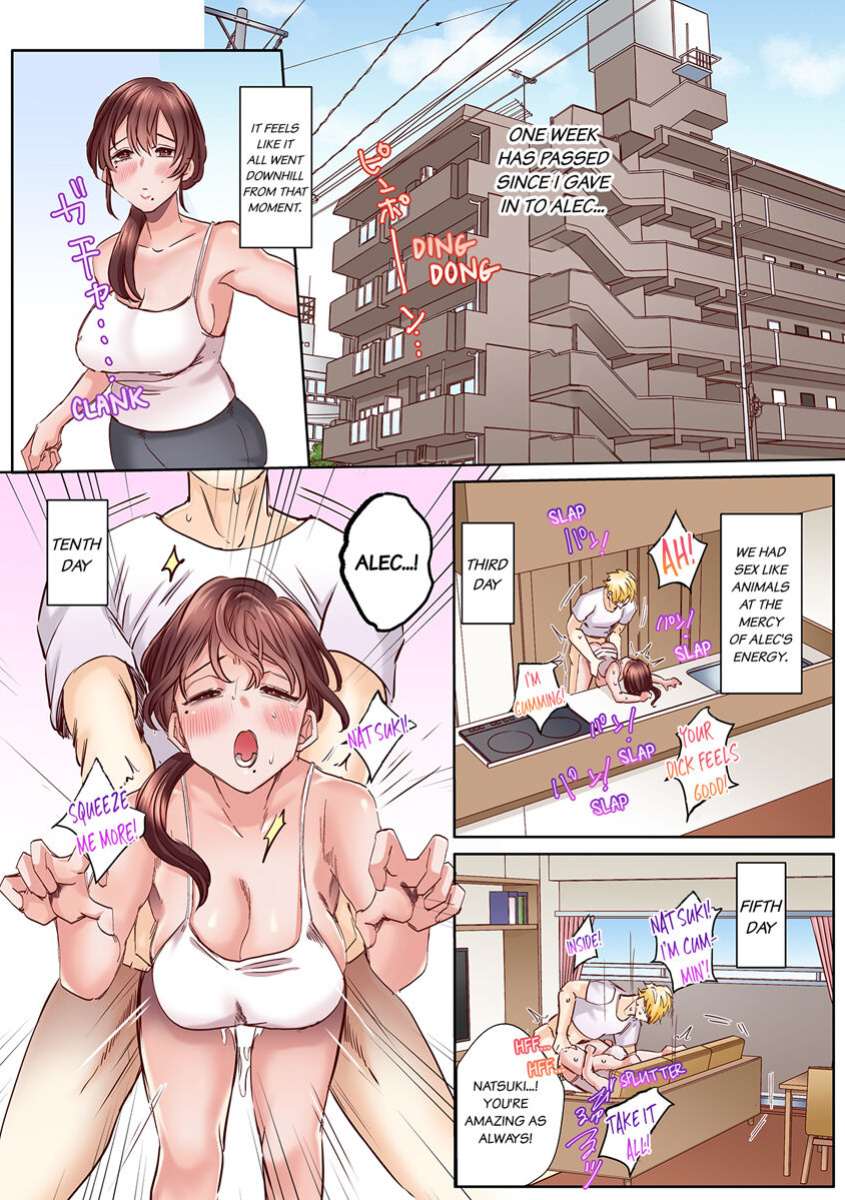 [Azumaya Manju] "Okusan no Ana, Ore no de Fusai de Agemasu ne?" Yokkyuu Fuman na Hitozuma ga Rinjin Ryuugakusei no XL Chinpo ni Ochiru made... 1-8 | An XXL Dick to Satisfy a Married Woman 1-8
