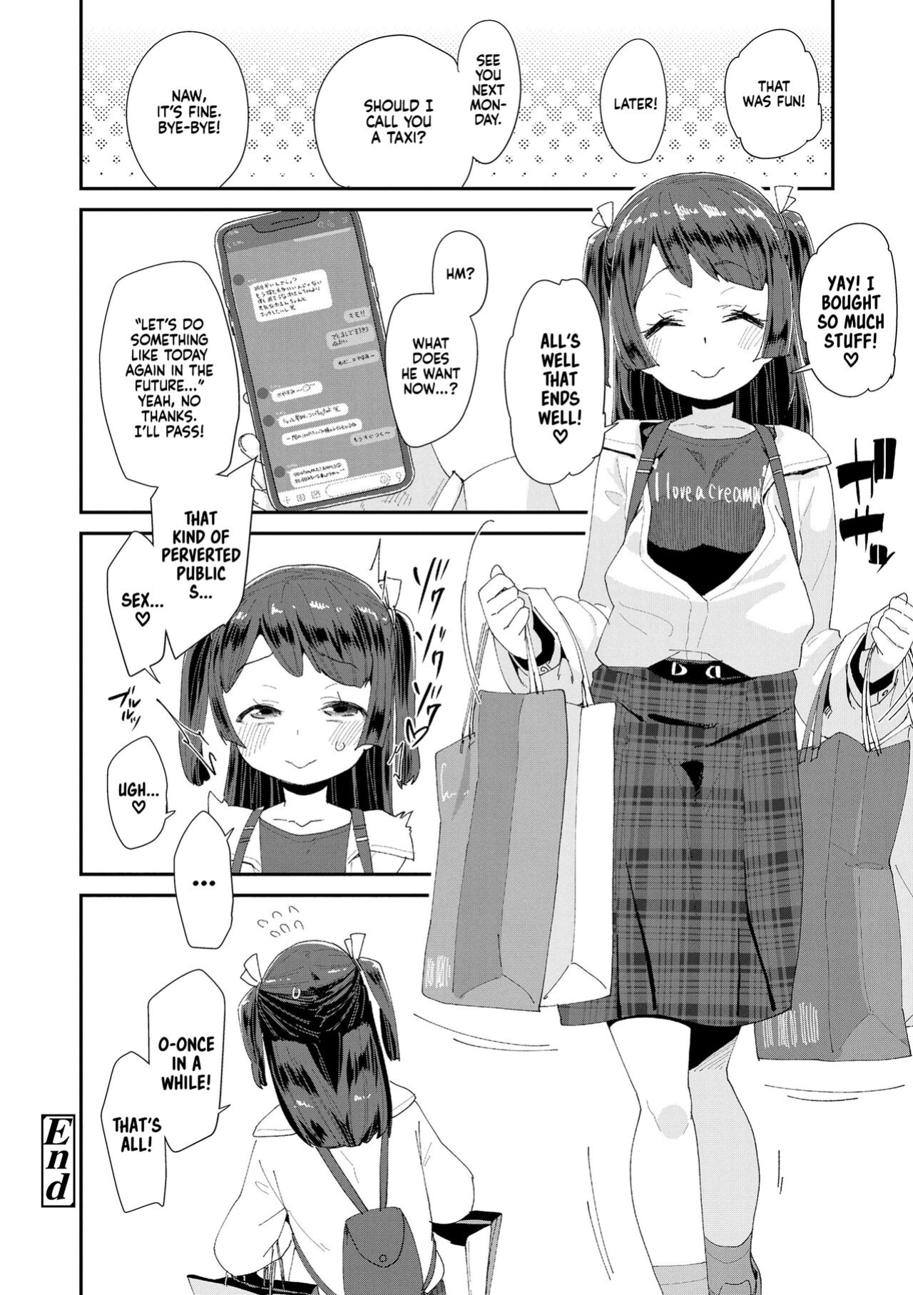 [Maeshima Ryou] Naisho no Enkou Challenge | Secret Sugar Daddy Challenge (Kimi wa Oji-san to Sex suru Tame ni Umarete kitan da yo) [Xzosk]