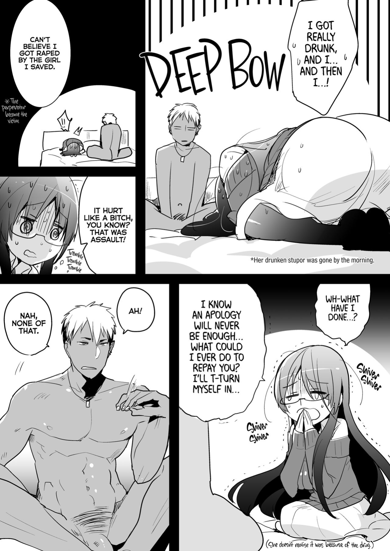 [Aimaitei Umami] Remember That Time I Rescued My Quiet Classmate and Went for a Quickie but Then Fell in Love With Futa Cock?
