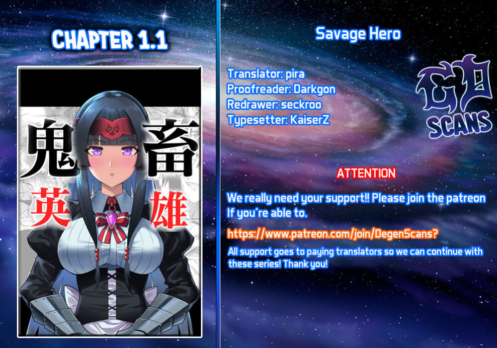 [Yonoki] Kichiku Eiyuu | Incubus of Frustration; Savage Hero Vol.01