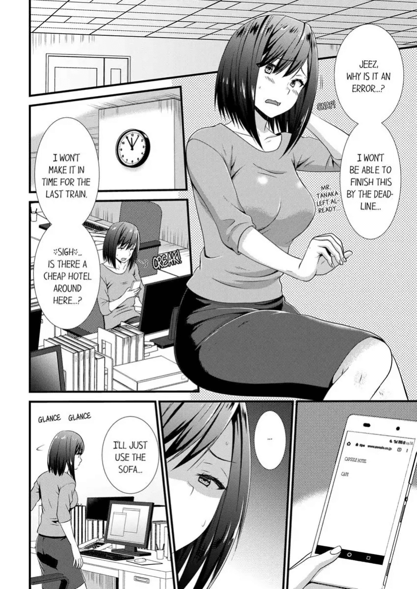 [Takamiya Hairi] Yada, Capsule Hotel de Chikan!? "Heya, Machigaeta no Omaedaro?" 1-3 | No Way, a Molester at a Capsule Hotel!? “You’re the One Who Entered the Wrong Room, Right?” 1-3