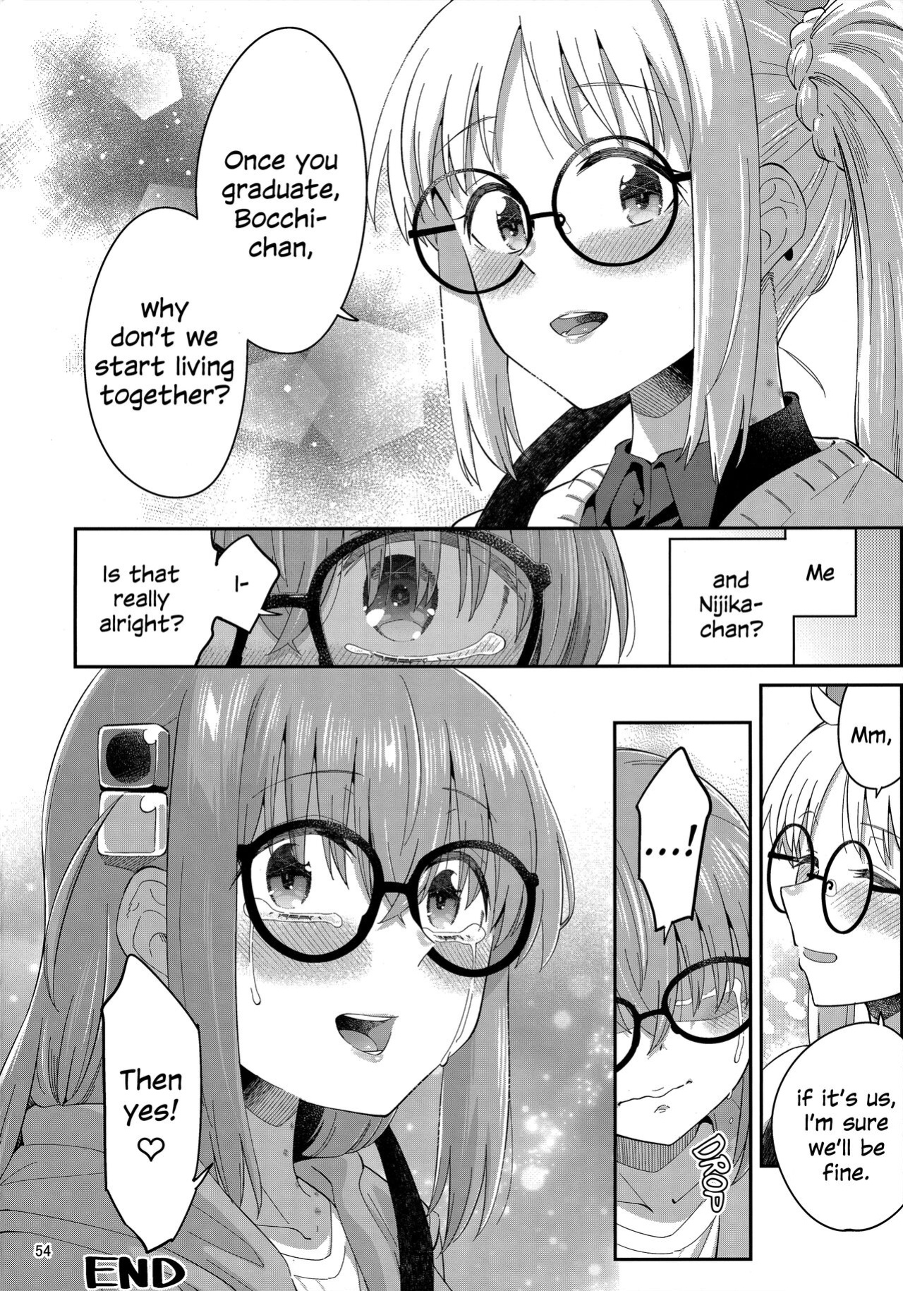 (C103) [Surface Tension (Orikuchi Hirata)] Netsu o Mazete Shin o Tokashite | Melting Hearts With Melded Heat (Bocchi the Rock!)