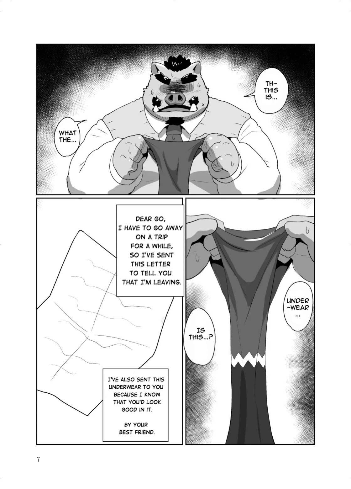 [Kyouretsu Hiyougeka (Beat-kun)] Roshutsu Hentai Dosukebear Vol.2| Exhibitionist Pervert Dosukebear Vol.2 [The_Masked_Kemoner]